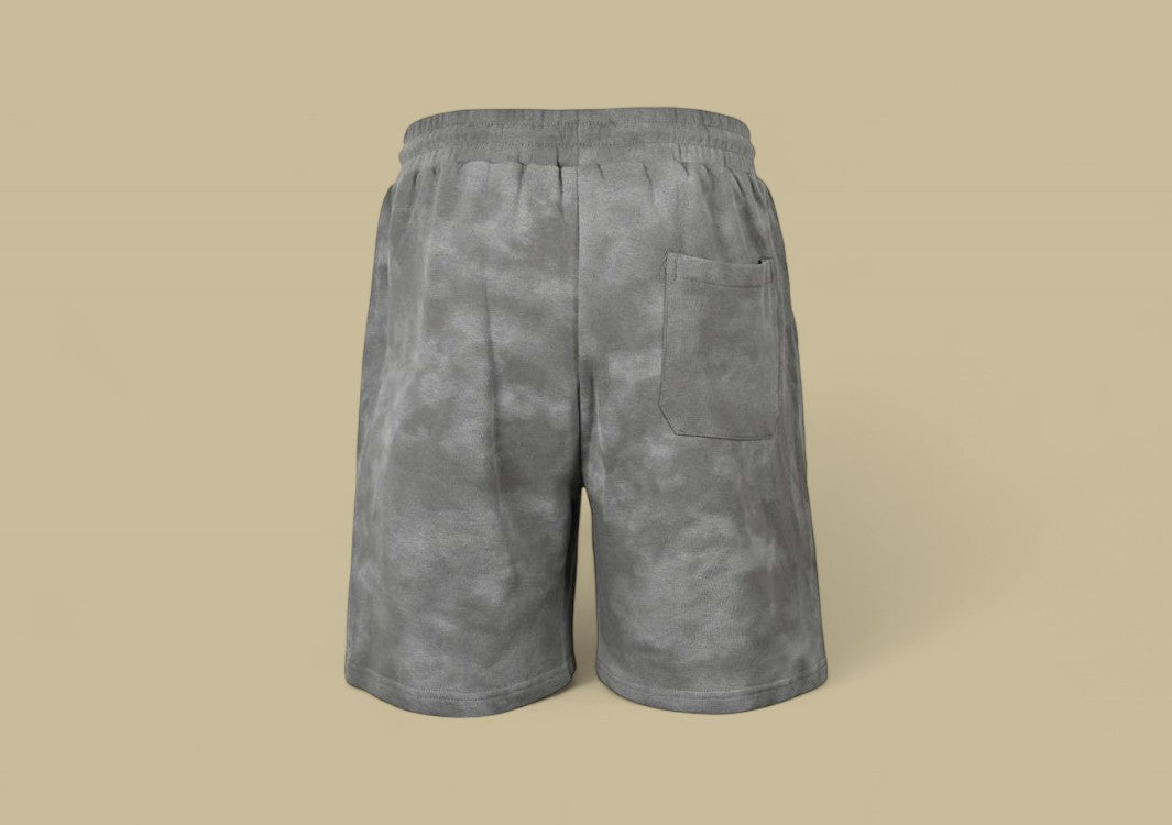 Balenciaga 24SS Embroidery Coca-Cola Logo Mud Dyeing Shorts – Charcoal Grey