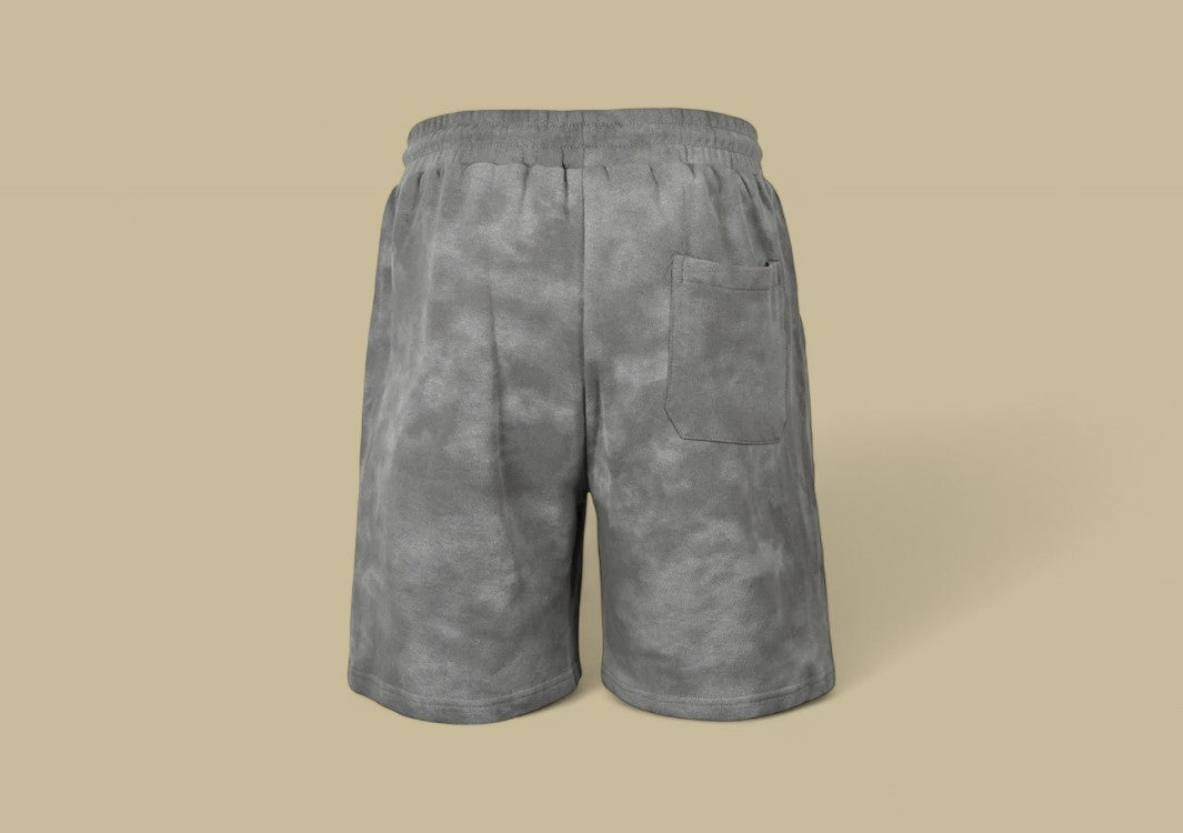 Balenciaga 24SS Embroidery Coca-Cola Logo Mud Dyeing Shorts – Grey