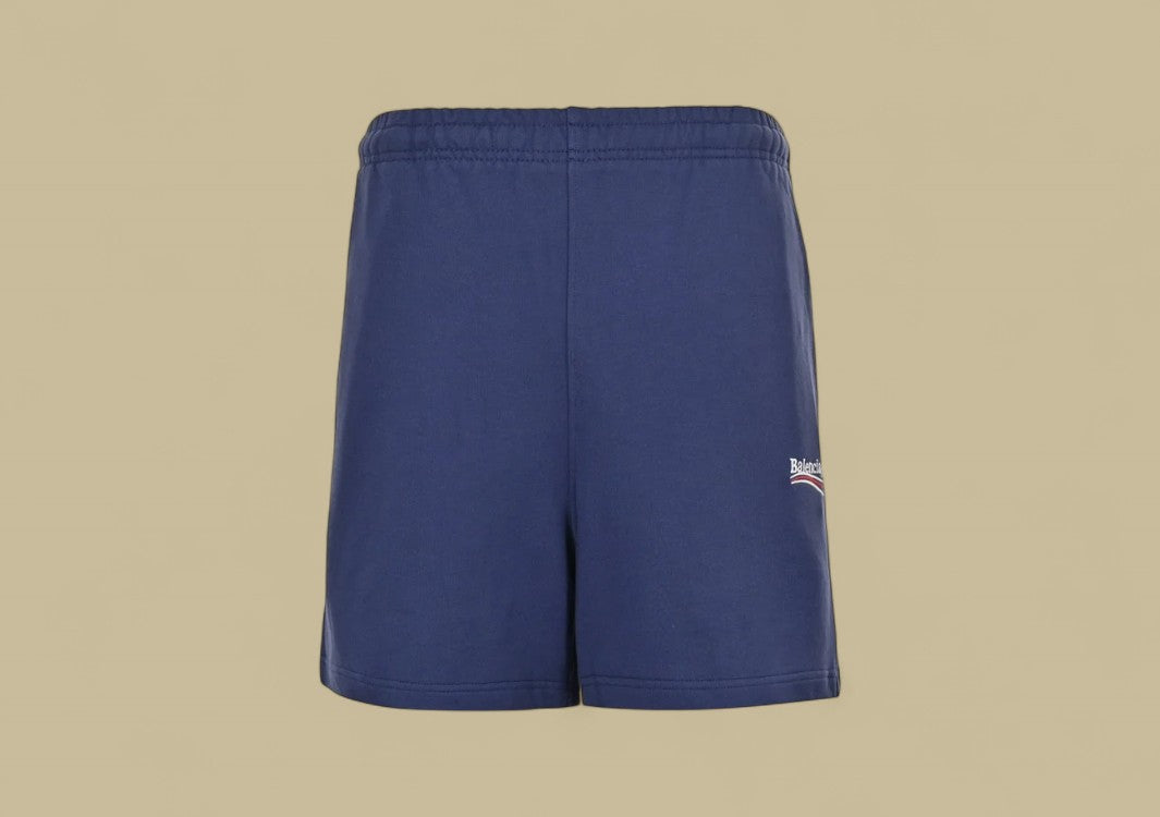 Balenciaga 24SS Embroidery Coca-Cola Logo Shorts – Navy Blue
