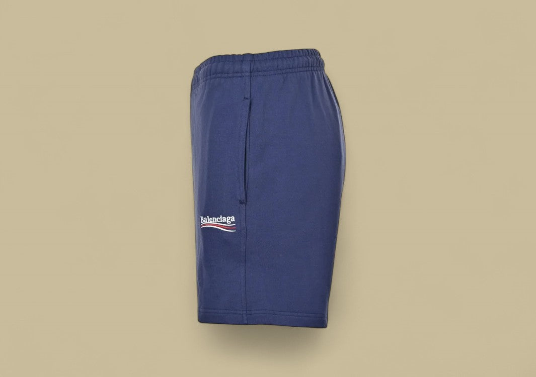 Balenciaga 24SS Embroidery Coca-Cola Logo Shorts – Navy Blue