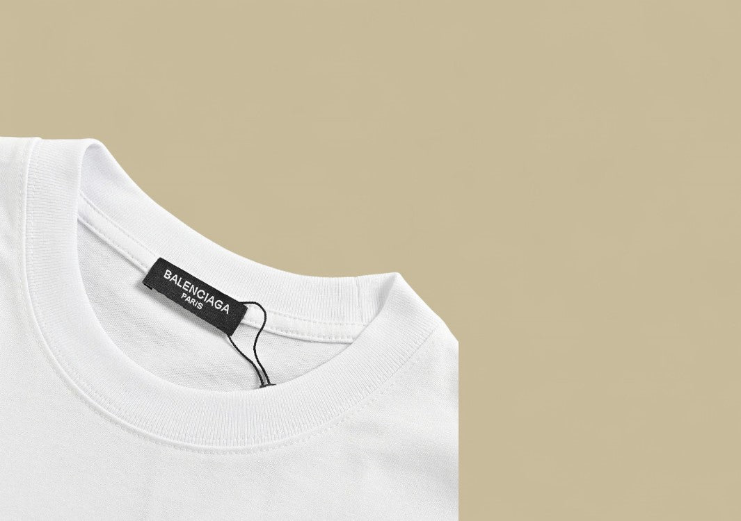Balenciaga 24SS Graffiti Logo T-Shirt – White