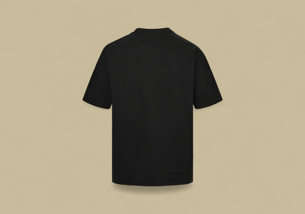Balenciaga 24SS Neckline Graffiti Logo T-Shirt – Black