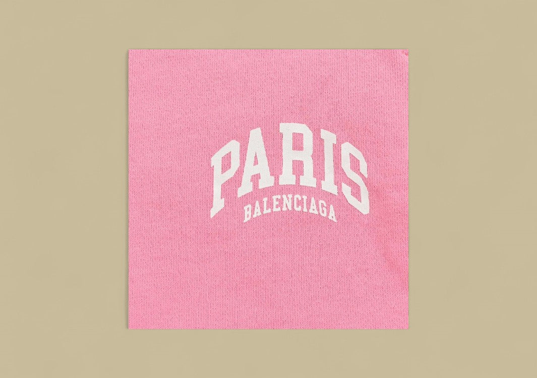 Balenciaga 24SS Paris Logo Shorts – Pink