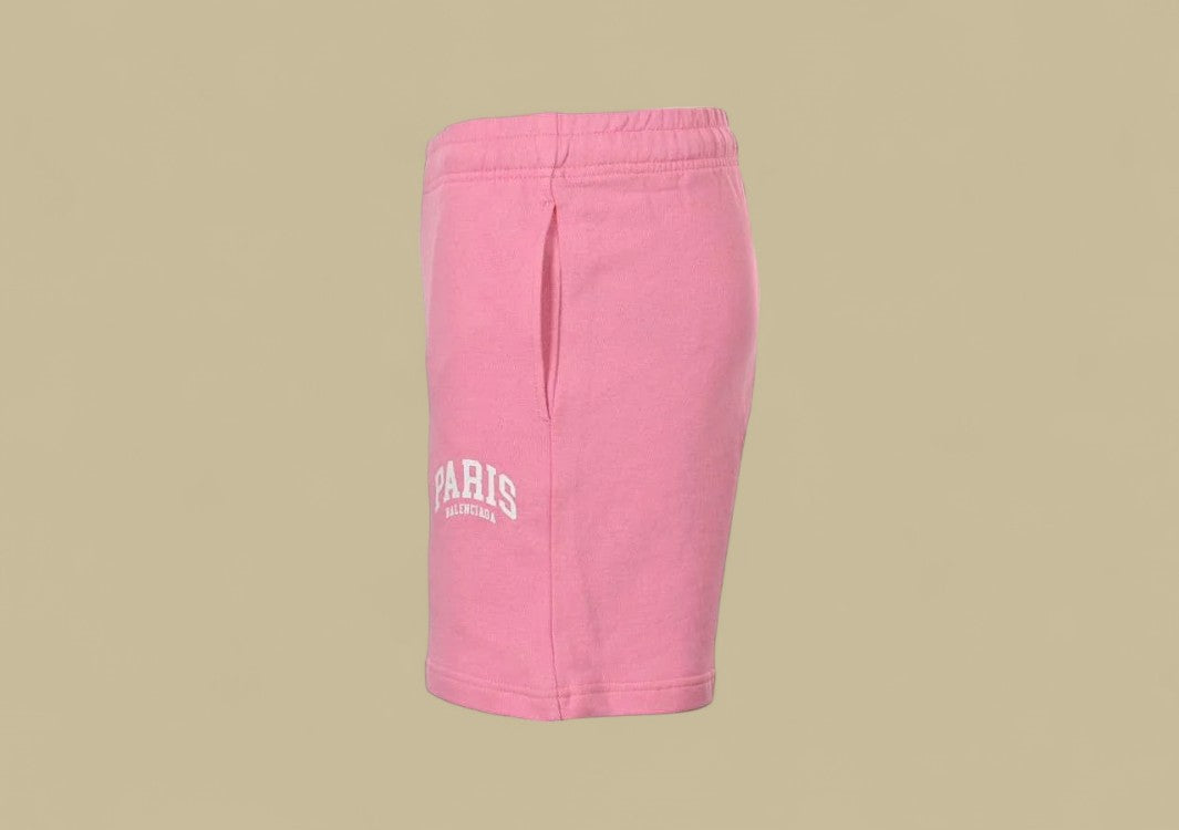 Balenciaga 24SS Paris Logo Shorts – Pink