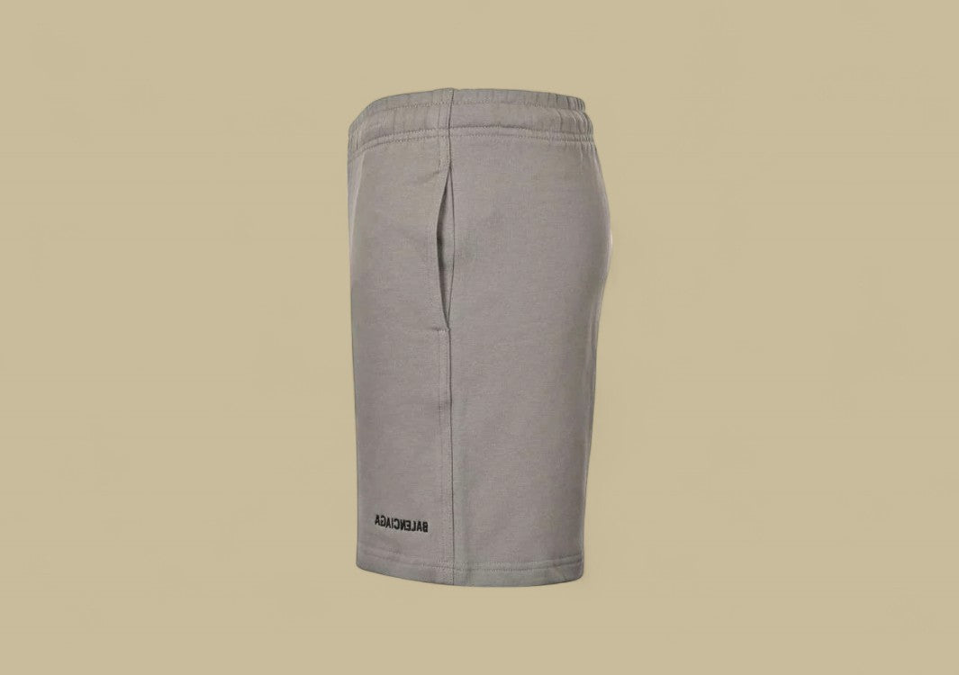 Balenciaga 24SS Reversal Embroidery Logo Shorts – Grey