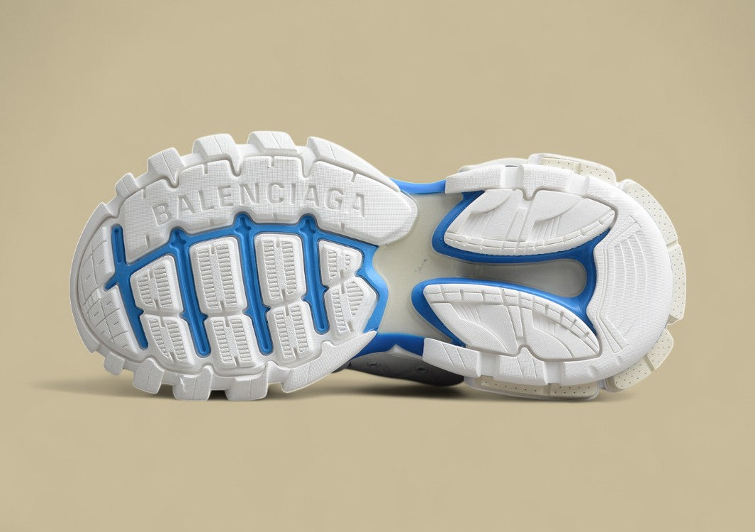 Balenciaga 3..0 Fashion Breathable Daddy Shoes White Blue