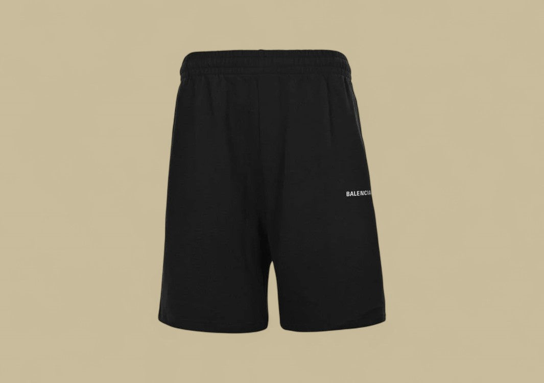 Balenciaga 3M Reflective Logo Short - Black