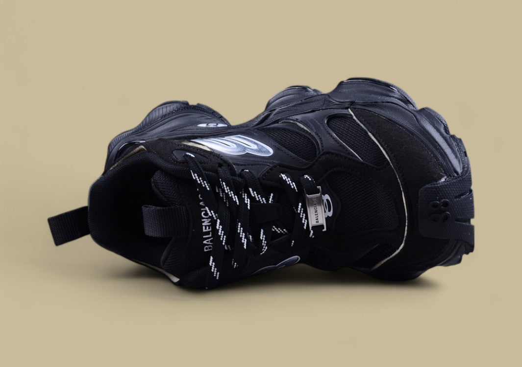 Balenciaga 3XL Sneaker – Triple Black with Silver