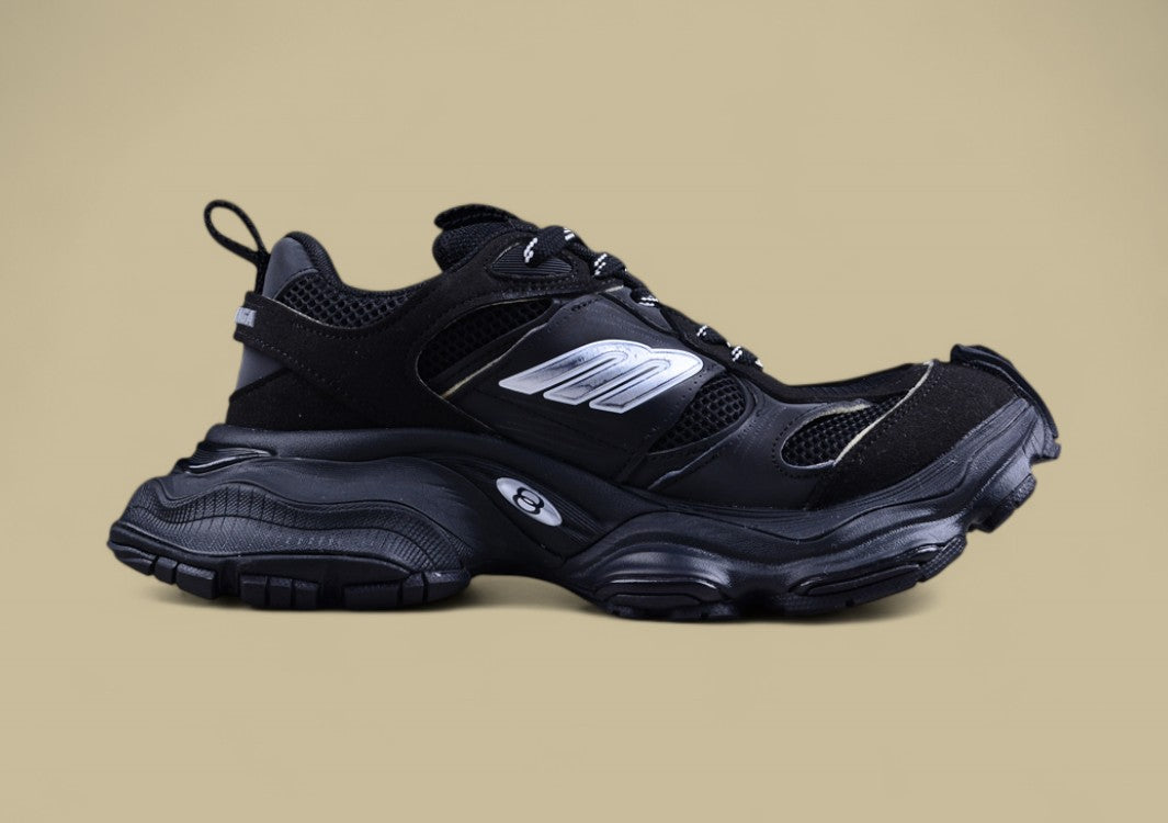 Balenciaga 3XL Sneaker – Triple Black with Silver