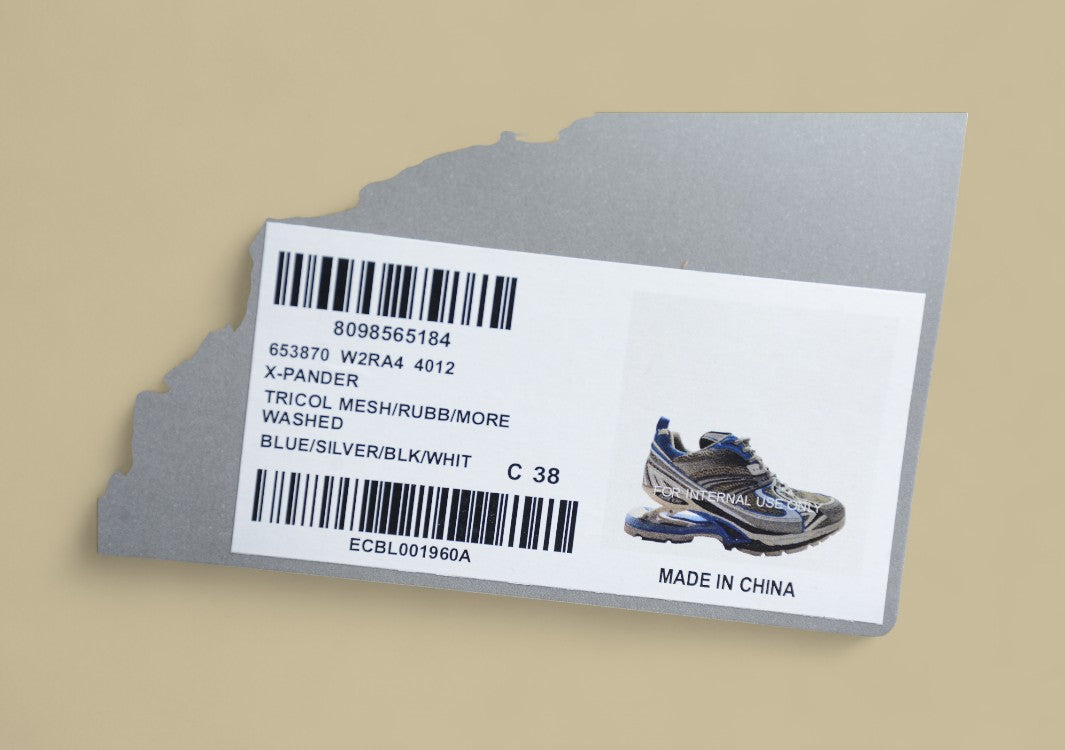 Balenciaga 6.0 Retro Slingshot Shoes Gray Blue