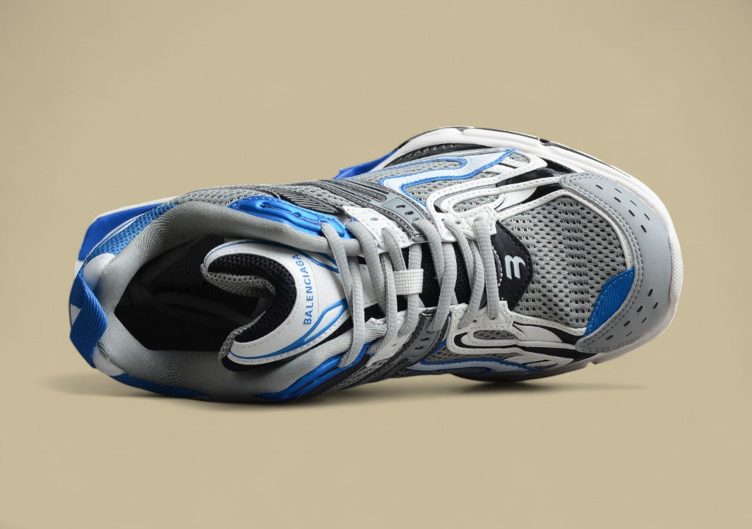 Balenciaga 6.0 Retro Slingshot Shoes Gray Blue