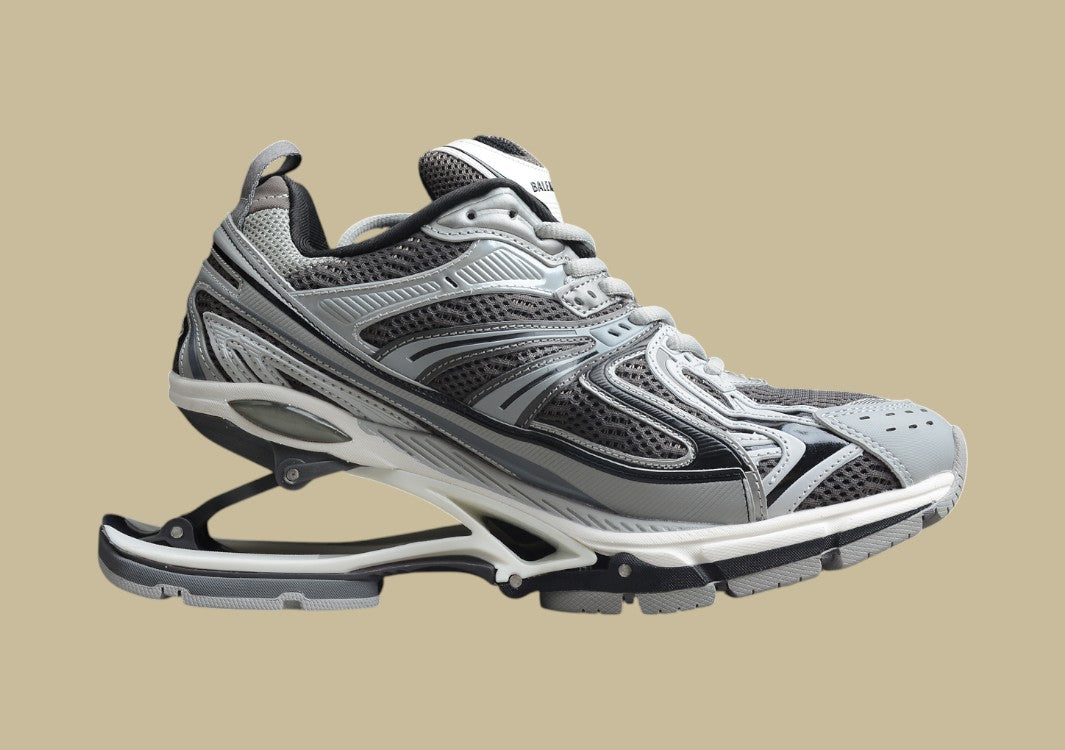 Balenciaga 6.0 Retro Slingshot Shoes Gray