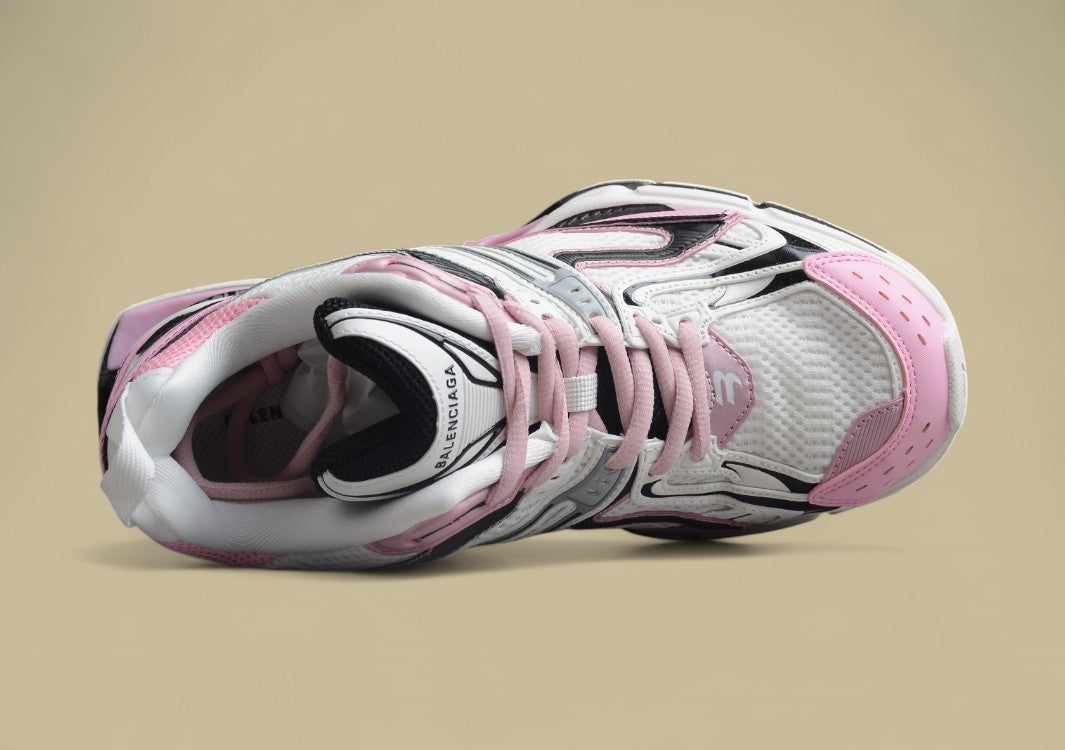 Balenciaga 6.0 Retro Slingshot Shoes Silver Powder