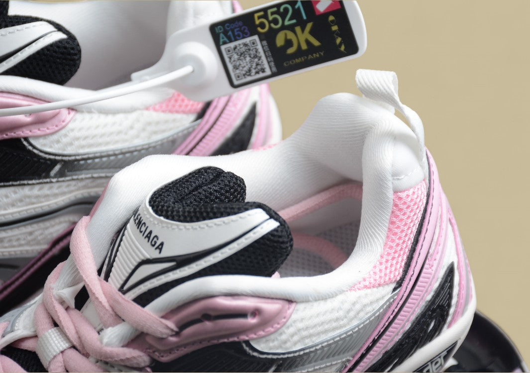 Balenciaga 6.0 Retro Slingshot Shoes Silver Powder