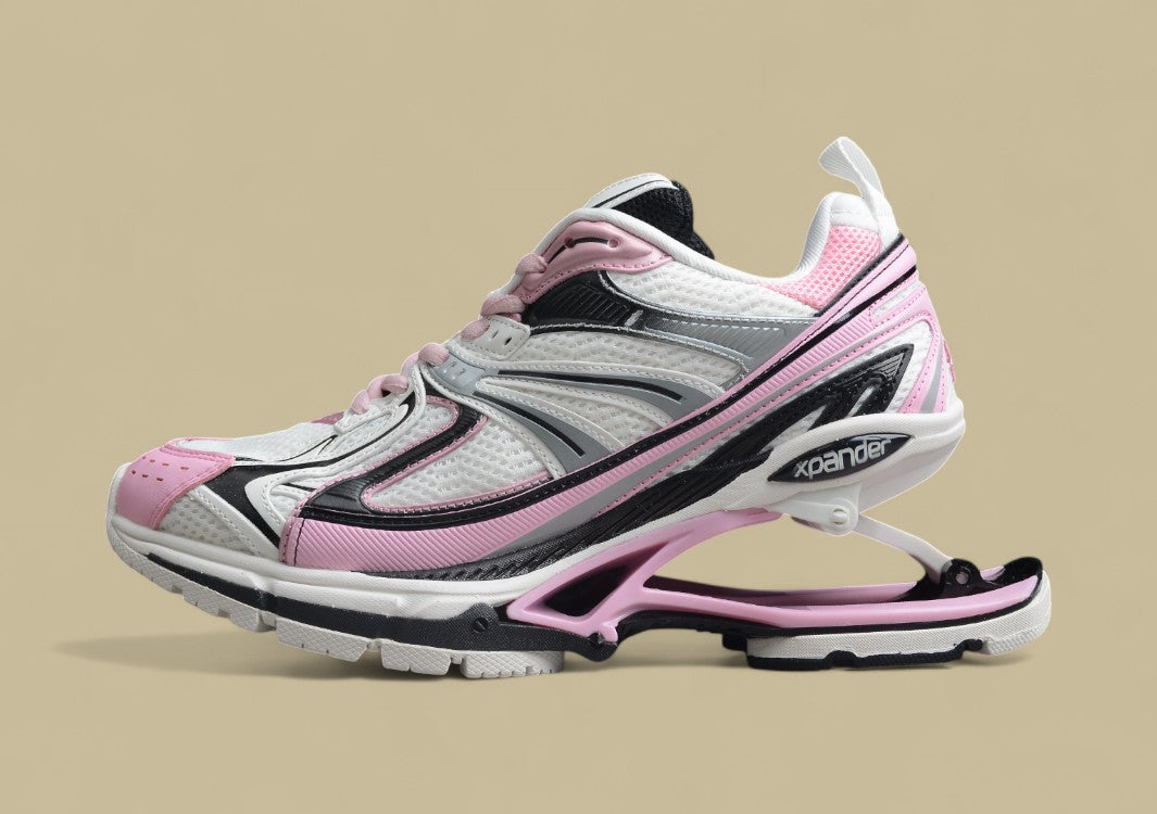 Balenciaga 6.0 Retro Slingshot Shoes Silver Powder