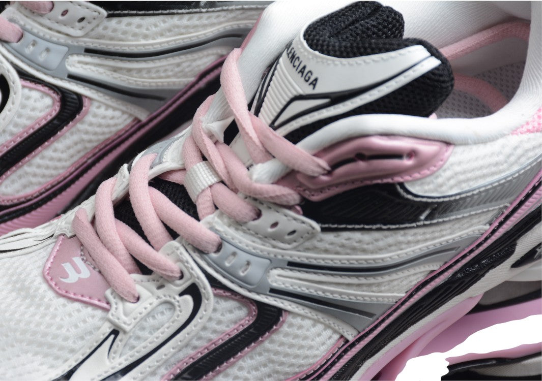 Balenciaga 6.0 Retro Slingshot Shoes Silver Powder