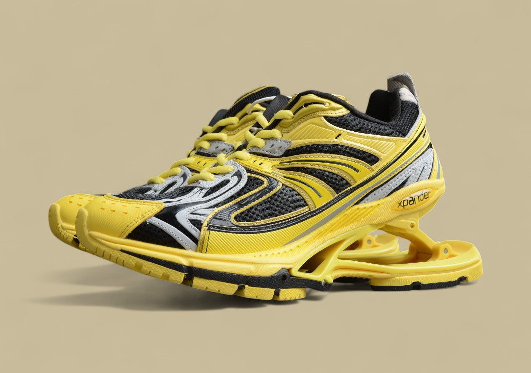 Balenciaga 6.0 Retro Slingshot Shoes Yellow Black