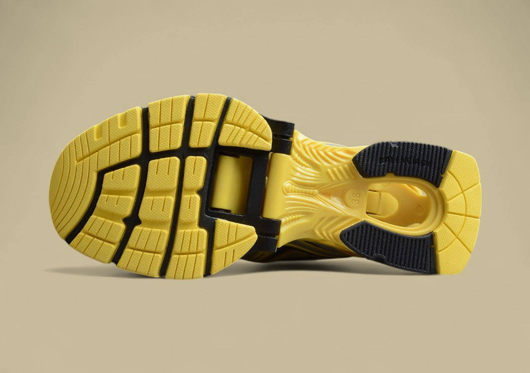 Balenciaga 6.0 Retro Slingshot Shoes Yellow Black