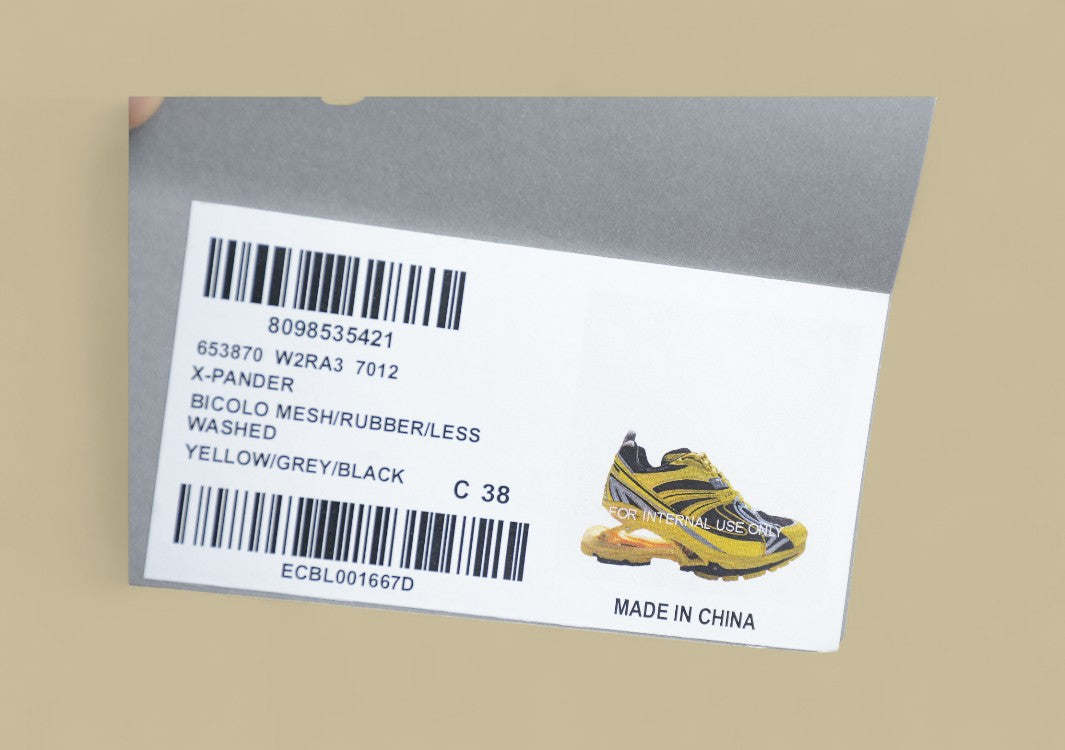 Balenciaga 6.0 Retro Slingshot Shoes Yellow Black