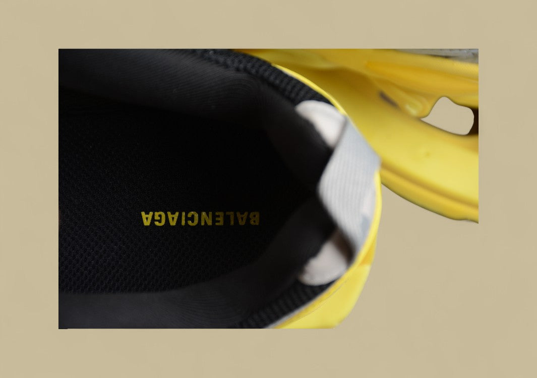 Balenciaga 6.0 Retro Slingshot Shoes Yellow Black