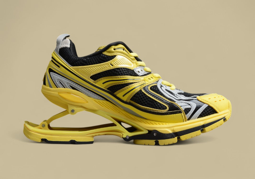 Balenciaga 6.0 Retro Slingshot Shoes Yellow Black