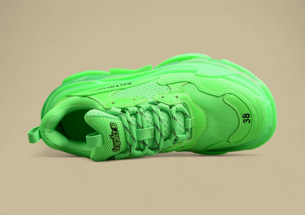 Balenciaga Air Cushion Shoes Combination Nitrogen Visible Transparent Crystal