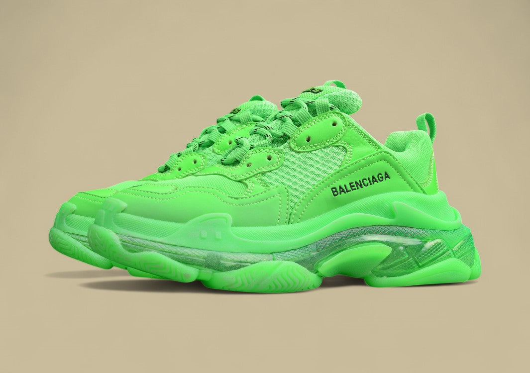 Balenciaga Air Cushion Shoes Combination Nitrogen Visible Transparent Crystal