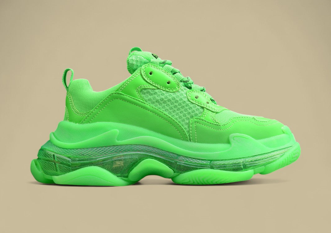 Balenciaga Air Cushion Shoes Combination Nitrogen Visible Transparent Crystal