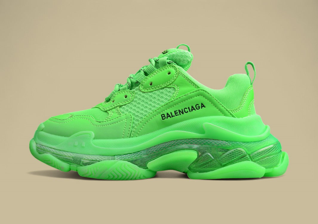 Balenciaga Air Cushion Shoes Combination Nitrogen Visible Transparent Crystal