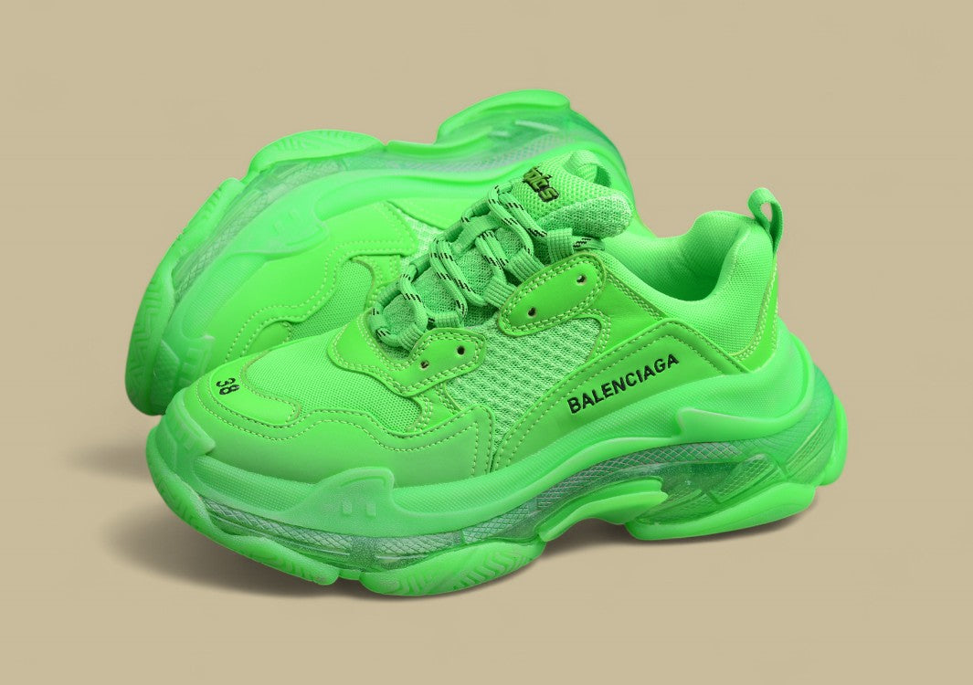 Balenciaga Air Cushion Shoes Combination Nitrogen Visible Transparent Crystal