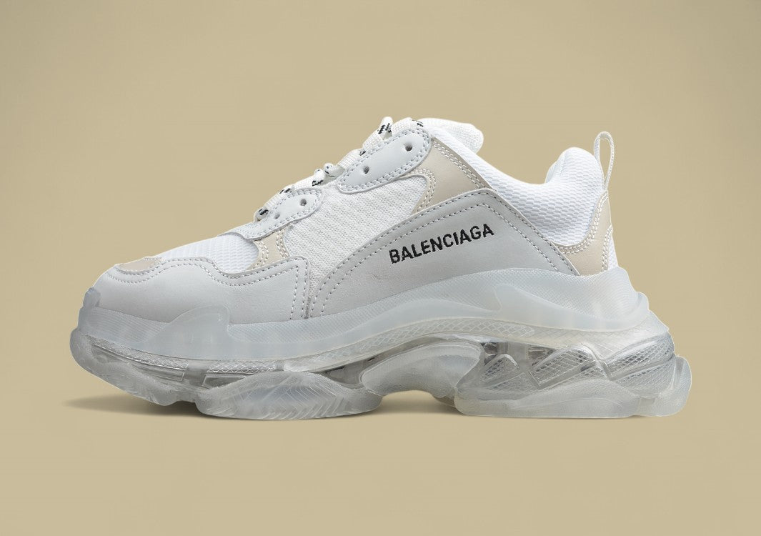 Balenciaga Air Cushion White Men's And Women's Shoes