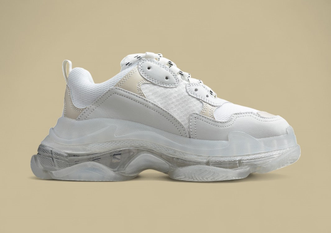Balenciaga Air Cushion White Men's And Women's Shoes