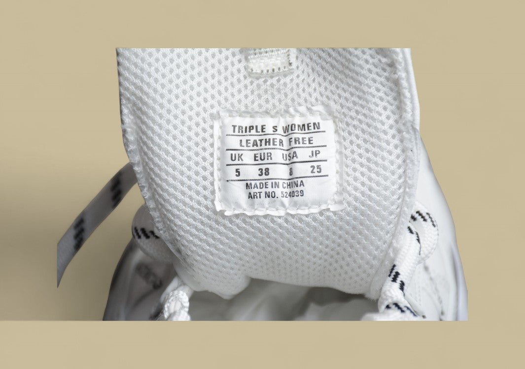 Balenciaga Allover Logo Triple S Non-slip Low-top Shoes