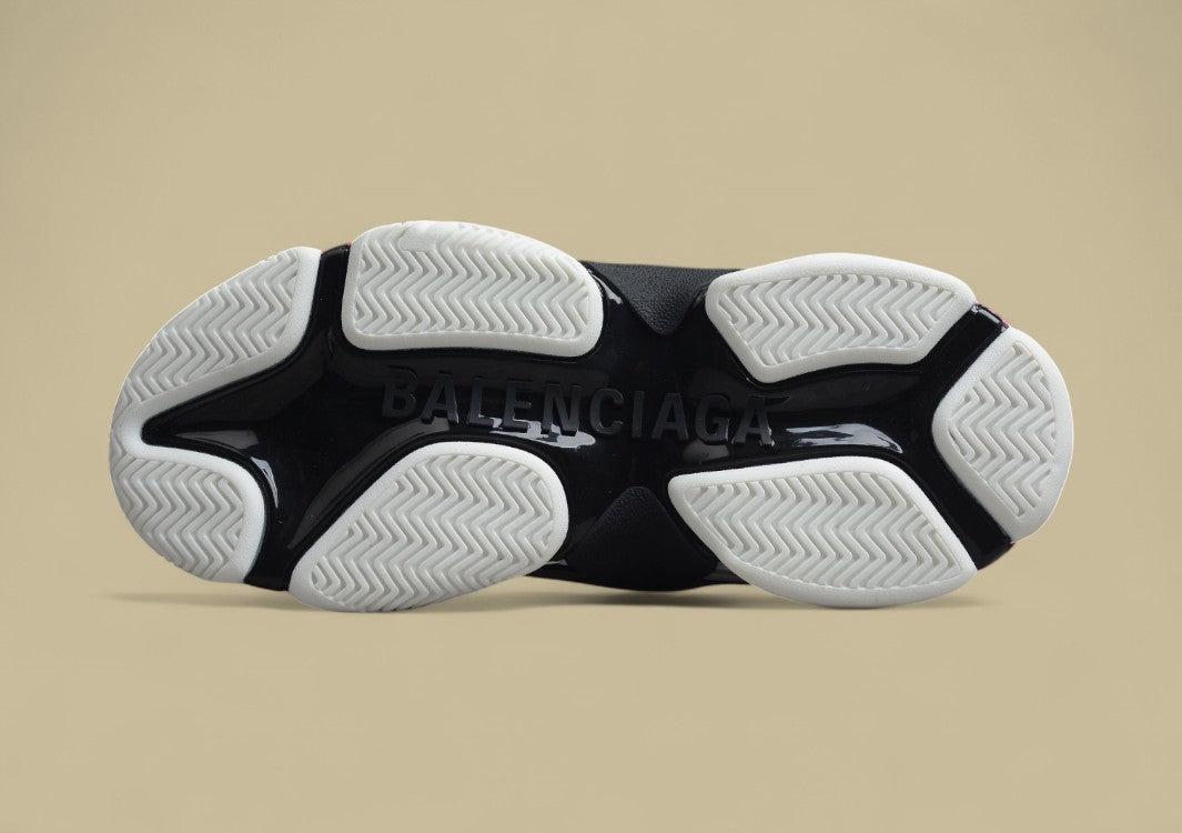 Balenciaga Allover Logo Triple S Non-slip Low-top Shoes