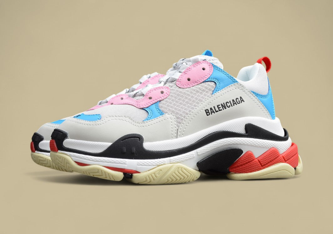 Balenciaga Beige Blue Track 2 Sneaker