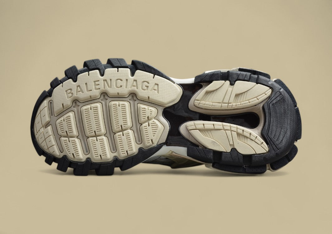 Balenciaga Beige & Black Runner Sneaker