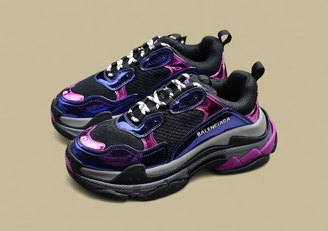 Balenciaga Black Bright Purple