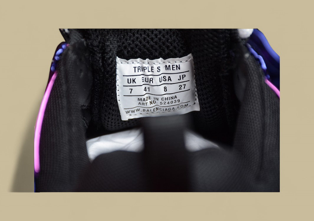 Balenciaga Black Bright Purple