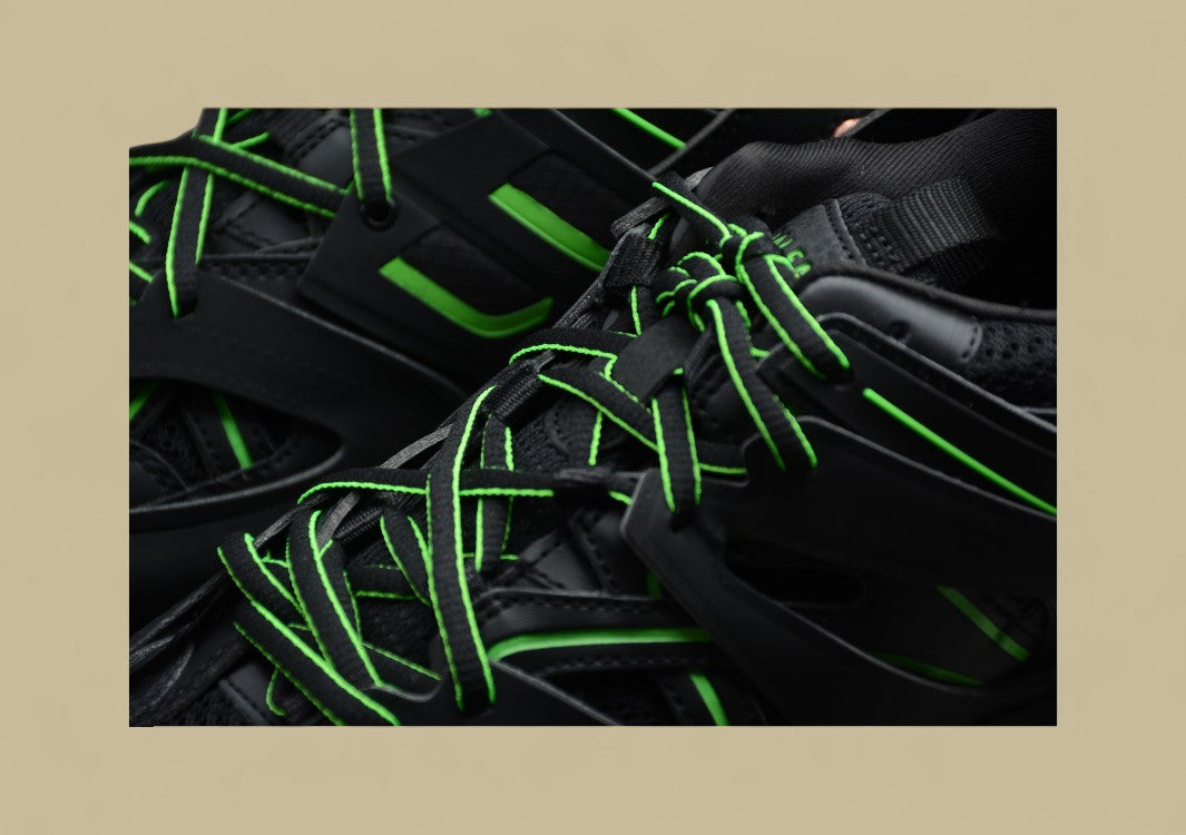 Balenciaga Black Green Sneaker