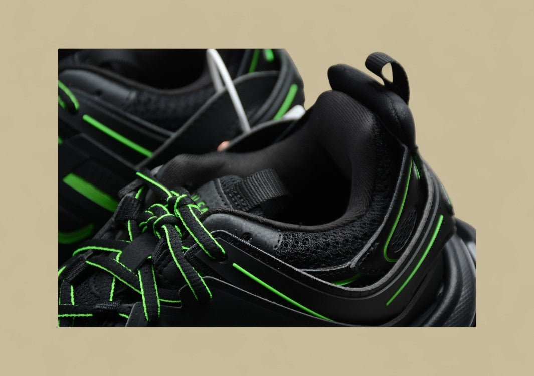 Balenciaga Black Green Sneaker