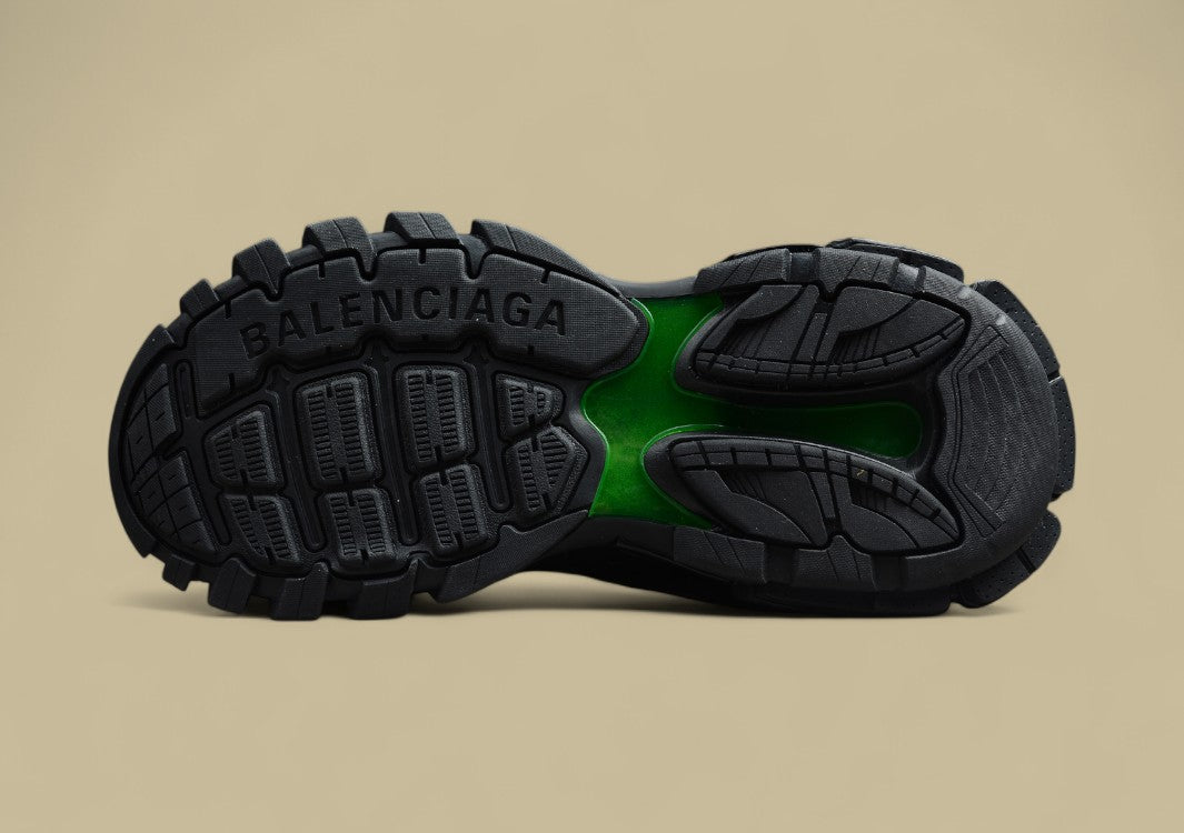 Balenciaga Black Green Sneaker