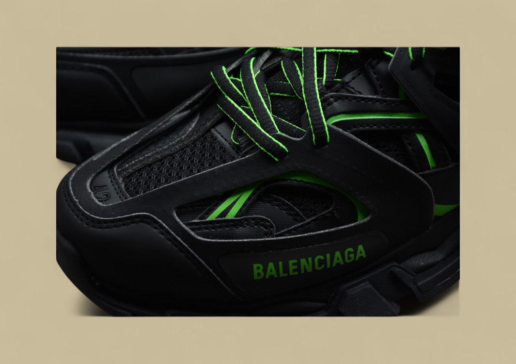 Balenciaga Black Green Sneaker