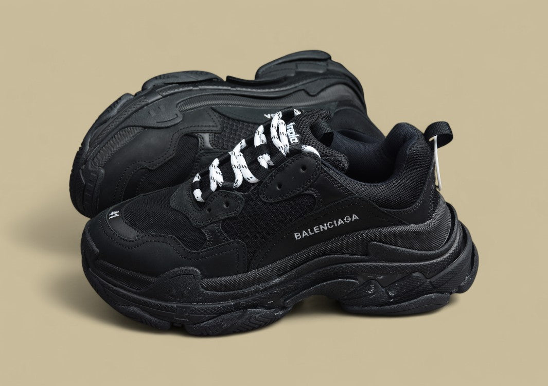 Balenciaga Black Men's And Women's Shoes
