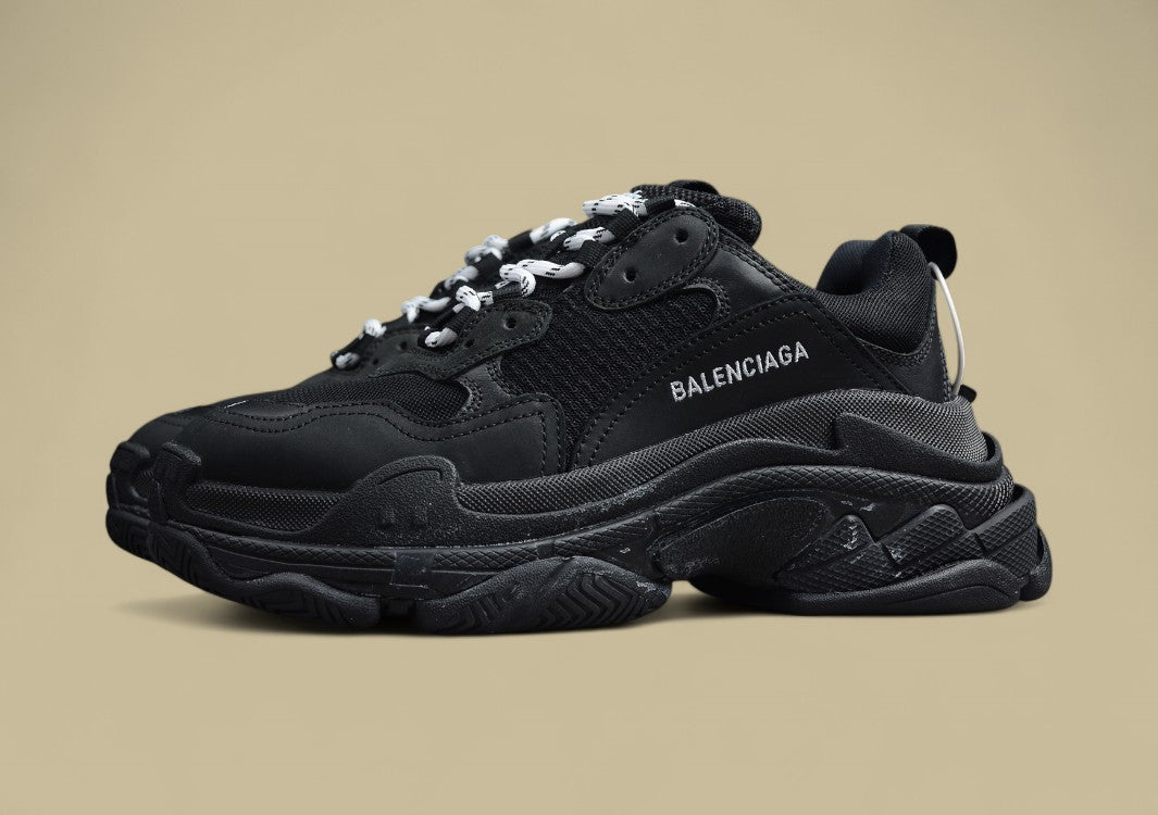 Balenciaga Black Men's And Women's Shoes