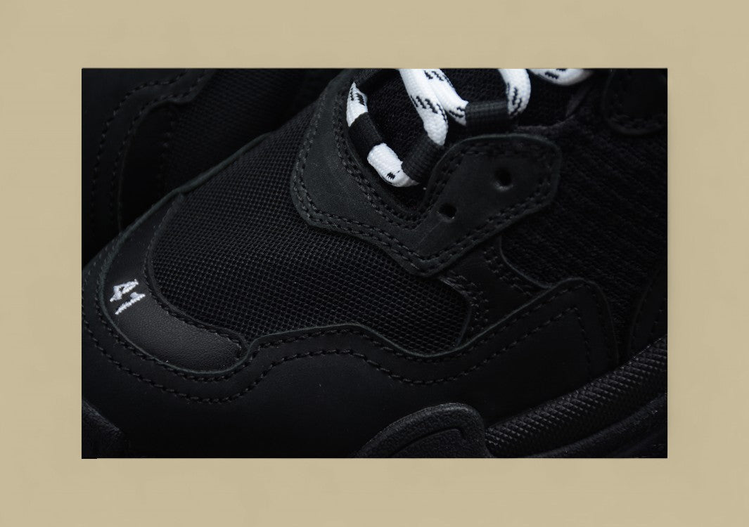 Balenciaga Black Men's And Women's Shoes