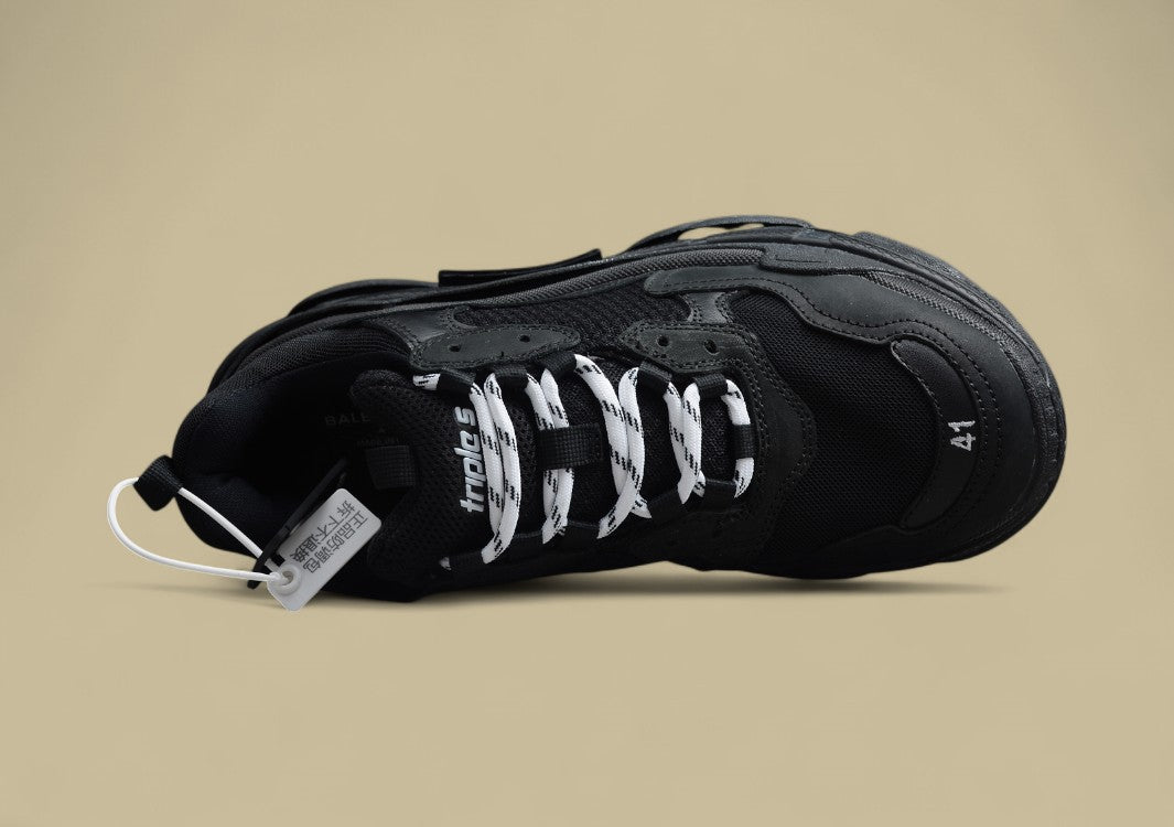 Balenciaga Black Men's And Women's Shoes