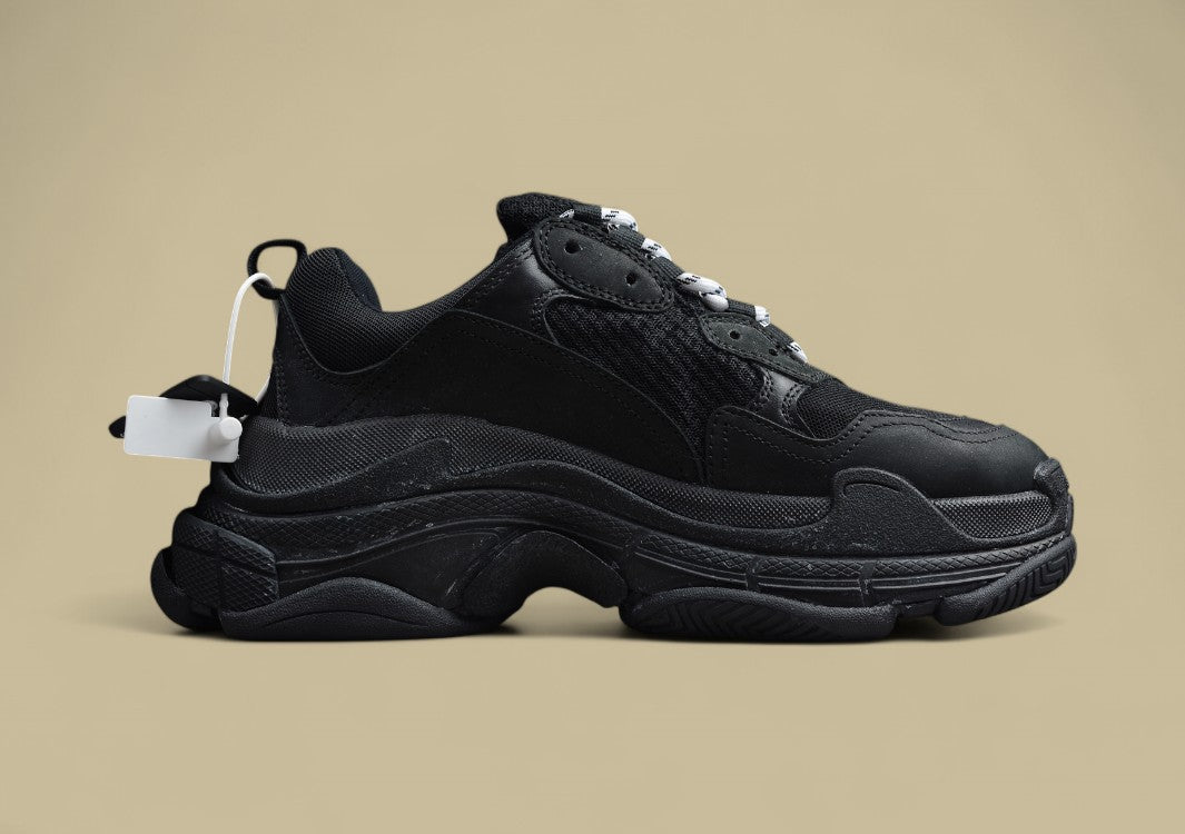 Balenciaga Black Men's And Women's Shoes