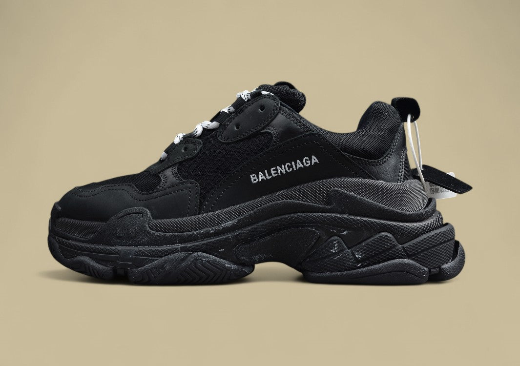 Balenciaga Black Men's And Women's Shoes