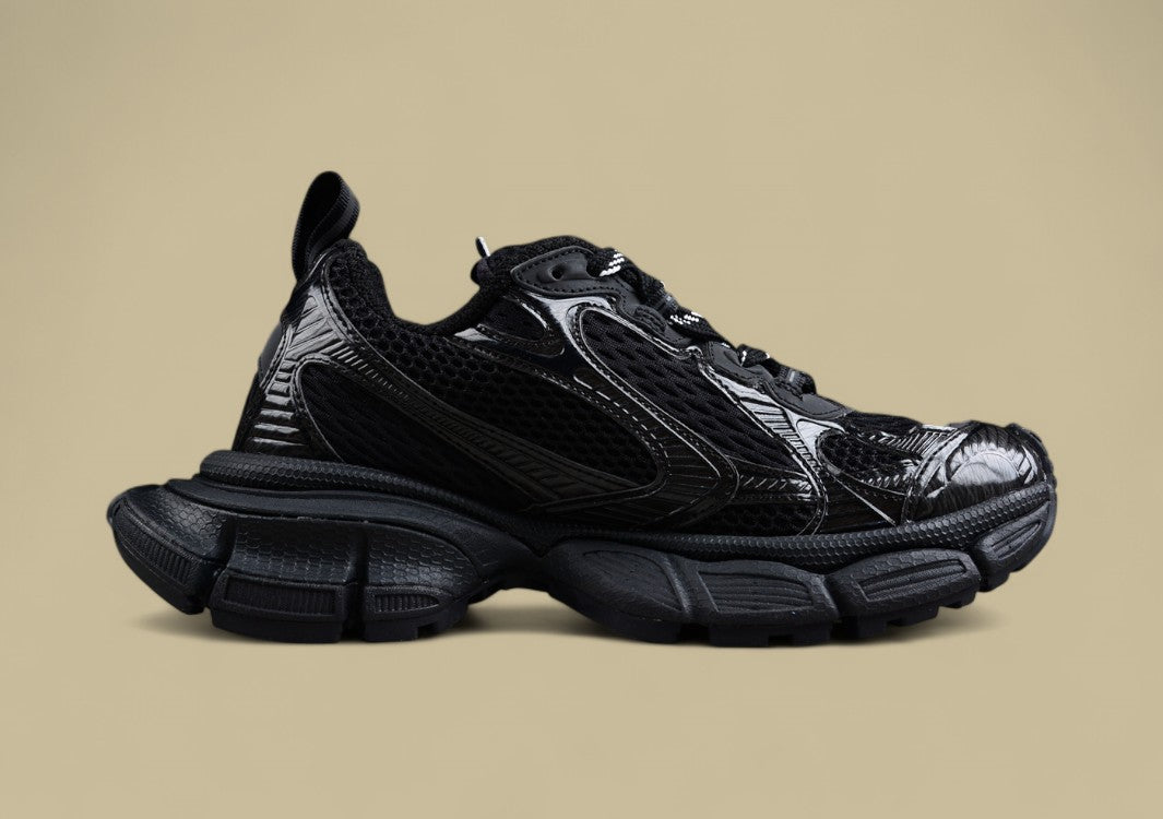 Balenciaga Black Mesh Runner Sneaker