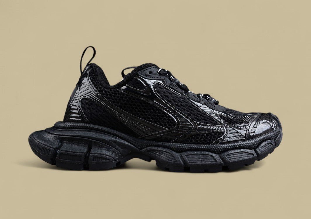 Balenciaga Black Mesh Runner Sneaker